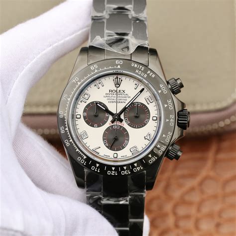 rolex daytona black pvd replica|fake rolex daytona for sale.